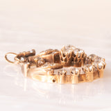 Antique 18K yellow gold pendant with old European cut diamonds (1ctw approx.), early 900s