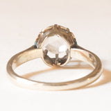 Solitario antico in oro 18K con diamante di taglio rosetta (0.50ct ca.), anni ‘20/‘30