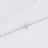 Collier Art Déco négligé in oro giallo e bianco 18K e 14K con diamanti di taglio vecchia miniera (0.30ctw ca.), anni ‘30