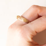 Vintage-Opalring aus 14-karätigem Gelbgold (ca. 0.15 Karat), 60er Jahre