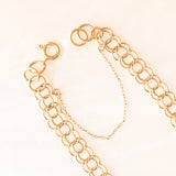 Bracelet vintage en or jaune 9 carats, années 60