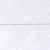 Halskette mit Vintage-Kette aus 9-karätigem Weißgold und modernem Anhänger aus 9-karätigem Weißgold mit Aquamarin (ca. 1 Karat) und Diamanten