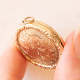 Vintage-Fotorahmen-Charm aus 9 Karat Gelbgold vergoldetem Metall, 50er/60er Jahre