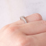 Contrarier vintage in platino con diamanti (0.50ctw)
