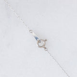 Collana vintage in platino con diamanti di taglio brillante (0.15ctw), anni ‘90