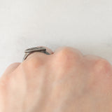 Anello medievale in argento con incisioni, XI/XIV secolo d.C.