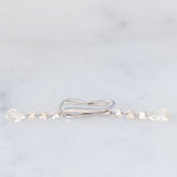 Orecchini pendenti vintage in platino con diamanti (1ctw), anni ‘90/anni ‘2000