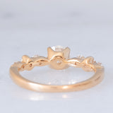 Anello vintage in oro giallo 18K con diamanti (0.51ctw), anni ‘90
