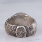 Anello medievale in argento con incisioni, XIII/XV secolo d.C.