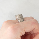 Anello medievale in argento con incisioni, XIII/XV secolo d.C.