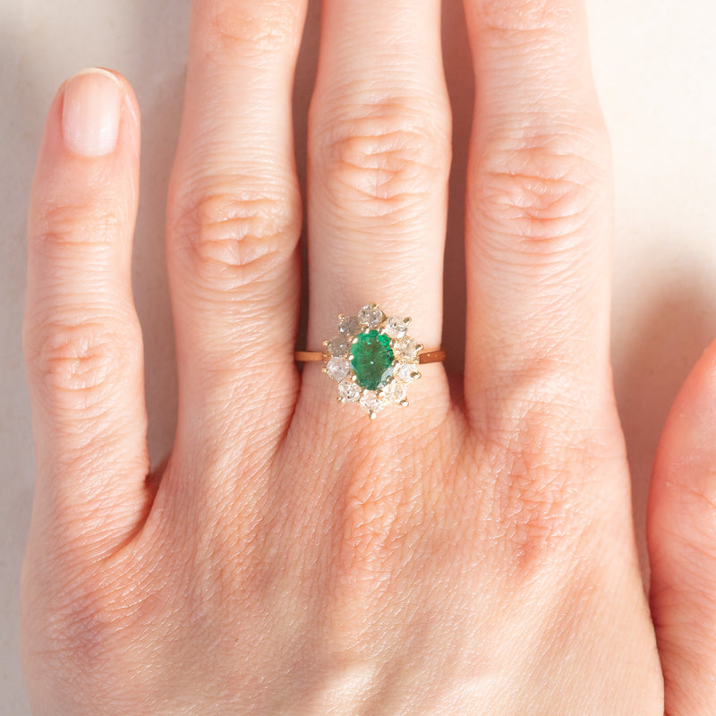 Anello Oro Giallo Anelli Smeraldo Damiani Anello Damiani Con Smeraldo E Diamanti