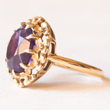 Vintage 9K Yellow Gold Amethyst (approx. 3.50ct) Cocktail Ring, 70s