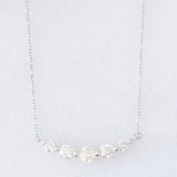 Collana vintage in platino con diamanti di taglio brillante (0.50ctw)