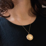 Vintage-Fotorahmen-Charm aus 9 Karat Gelbgold vergoldetem Metall, 50er/60er Jahre