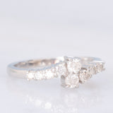 Contrarier vintage in platino con diamanti (0.50ctw)