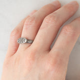 Anello medievale in argento con incisioni, XI/XIV secolo d.C.