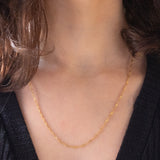 Weiche Vintage-Kette aus 14-karätigem Gelbgold