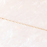 Collana vintage con catenina in oro giallo 9K e con ciondolo a margherita in oro giallo e bianco 9K con quarzo citrino (1.50ct ca.) e diamanti (0.10ctw ca.)