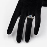 Anello in platino con alessandrite (1.56ct) e diamanti (0.71ctw), anni ‘80/‘90