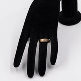 Solitario antico "Gypsy" in oro giallo 14k con diamante di taglio vecchio di 0,12ct, primi del '900