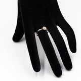 ANELLO VINTAGE IN ORO GIALLO 14K E DIAMANTI (0.22CTW CA.)