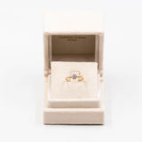 ANELLO VINTAGE IN ORO GIALLO 14K E DIAMANTI (0.22CTW CA.)