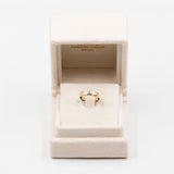 ANELLO IN ORO GIALLO 18K CON DIAMANTE DI TAGLIO BRILLANTE