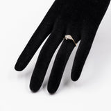 Bague diamant vintage en or jaune 9 carats (0,16 ct)