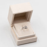 Anello vintage in platino con diamanti (0,50ctw)