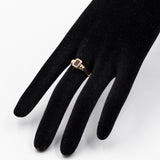 Vintage 9k Yellow Gold Garnet Ring