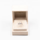 ANELLO A GOCCIA IN PLATINO 900 E DIAMANTI (0.73CTW)