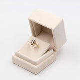 Vintage-Diamantring aus 14-karätigem Gelbgold (0,68 ctw)
