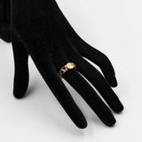 Anello vintage in filigrana di  oro giallo 18k