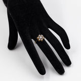 Vintage-Diamantring aus 14-karätigem Gelbgold (0,68 ctw)