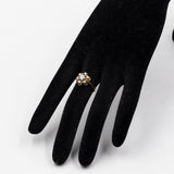 Vintage-Diamantring aus 14-karätigem Gelbgold (0,68 ctw)