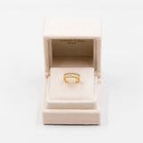 ANELLO VINTAGE IN ORO GIAALLO 14K E DIAMANTI (1.1CT)