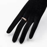 Anello vintage in oro giallo 9k e diamanti