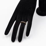 Anello vintage in oro giallo 9k con zaffiri