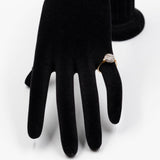 Antiker Ring aus 14-karätigem Gold mit Diamanten im Altschliff (0.28 ctw), 30er Jahre