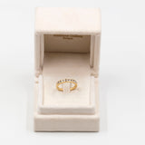 Кольцо «Ривьера» из желтого золота 18 карат с бриллиантами (0,45 карата), 70-е годы