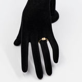 Anello vintage in oro giallo 9k