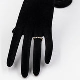 Anello vintage a veretta in oro giallo 9k con zaffiri e diamanti