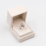 Vintage 14k White Gold Brilliant Cut Diamond (0,64ctw) Ring, 60s