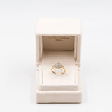 Vintage-Diamantring aus 9-karätigem Gelbgold (0.15 ctw), 1994