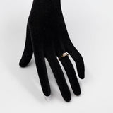 Anello vintage in oro giallo 9k con diamanti (0,24ctw)