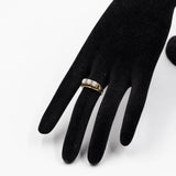 Anello vintage trilogy in oro giallo 14k con diamanti (1ct in totale), anni '70
