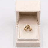 Vintage Ring aus 8 Karat Gelbgold, 50er Jahre