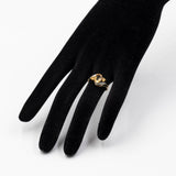 Vintage-Ring aus 9-karätigem Gelbgold mit Heliodorus (1 Karat) und Diamanten, 2002
