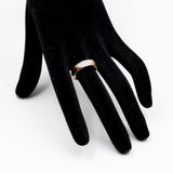 Vintage-Ring aus 14-karätigem Roségold mit Pavé-Diamant (0,26 ctw)