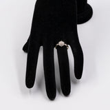 Vintage Diamantring aus 9 Karat Gelbgold (0.20 Karat), 70er Jahre